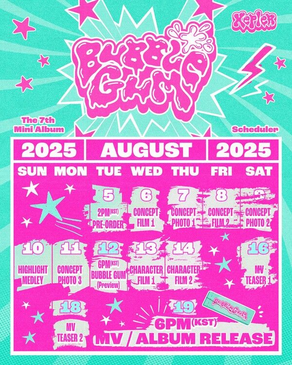 케플러 '버블검'. 사진=클렙