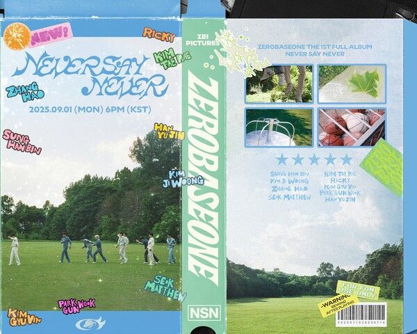 제로베이스원 정규1집 'NEVER SAY NEVER' 이미지 버전 포스터. 사진=웨이크원