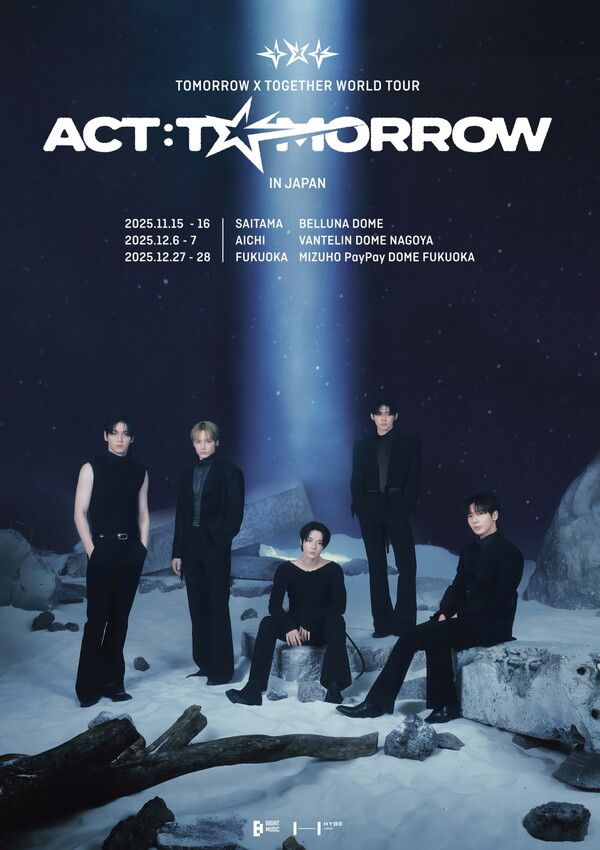 투모로우바이투게더 'ACT : TOMORROW' 일본. 사진=빅히트뮤직