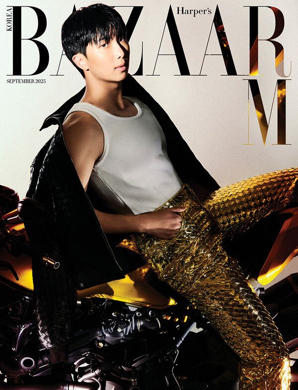 방탄소년단 RM. 사진=하퍼스 바자 코리아 Harper’s BAZAAR KOREA