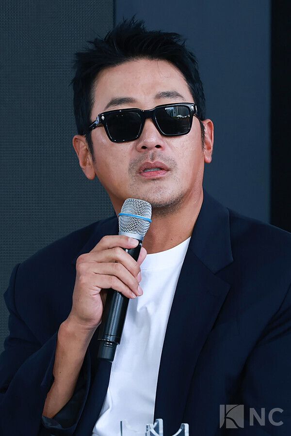 '윗집 사람들' 오픈토크에 참석한 배우 하정우. 사진=김규빈 기자