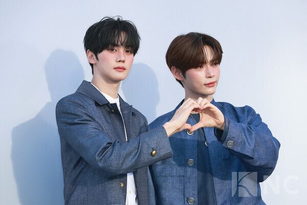 그룹 제로베이스원(ZEROBASEONE) 김규빈, 성한빈. 사진=김규빈 기자