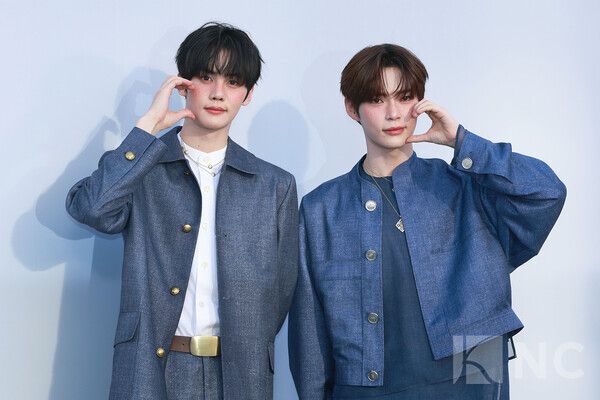 그룹 제로베이스원(ZEROBASEONE) 김규빈, 성한빈. 사진=김규빈 기자