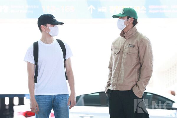 그룹 세븐틴(SEVENTEEN) 민규, 버논. 사진=김규빈 기자