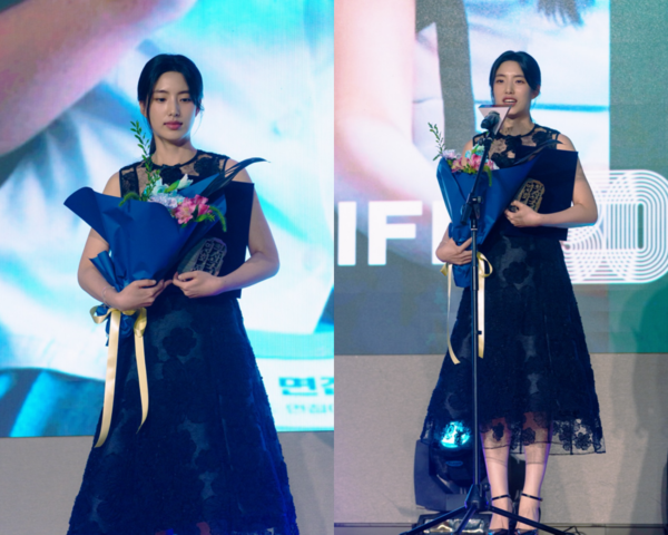 배우 이승연, 제30회 부산국제영화제 '올해의 배우상' 수상. 사진=안컴퍼니