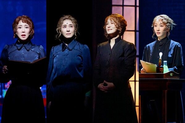 뮤지컬 '마리 퀴리' 공연 모습. 사진=라이브(주)