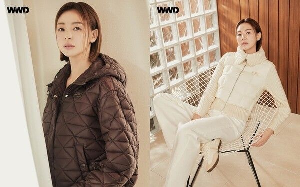 패션 매거진 화보 촬영에 나선 야노 시호. 사진=WWD KOREA