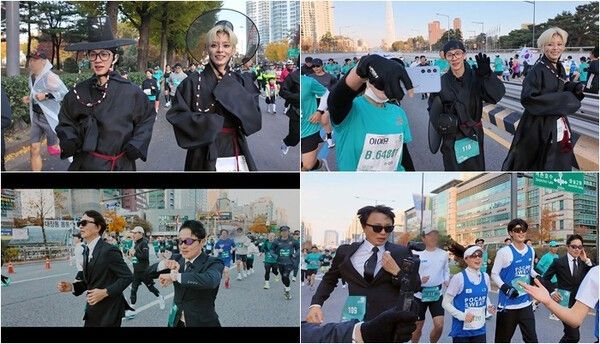 Lee Gi-kwang and Jung Hye-in on Run to Live Season 2, airing on the 12th. Photo by MBN.