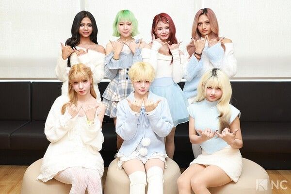 グループMEPC（マプシ）がニュースカルチャーとのインタビューに先立ち、ポーズを取っている。写真=キム・ギュビン記者