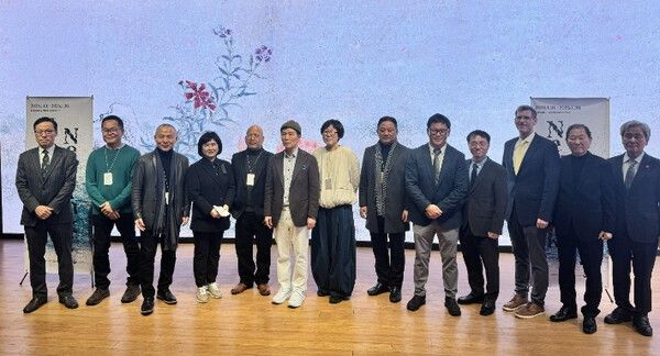 전남국제수묵비엔날레 뉴욕 수묵 특별전 개최하는 가운데 개막식 사진=전남문화재단