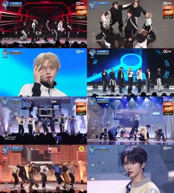 알파드라이브원. 사진=Mnet ‘엠카운트다운’ 캡처