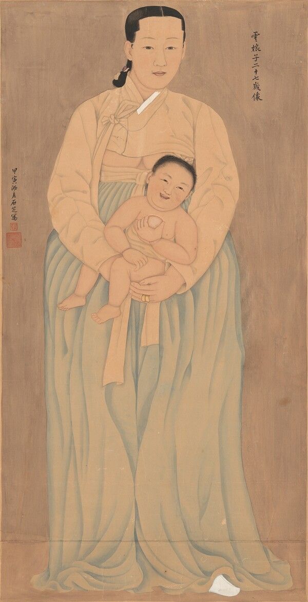 채용신 필 '운낭자 초상'. 사진=국립중앙박물관