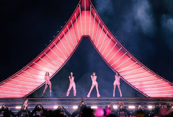BLACKPINK at Coachella. Photo by YG Entertainment.