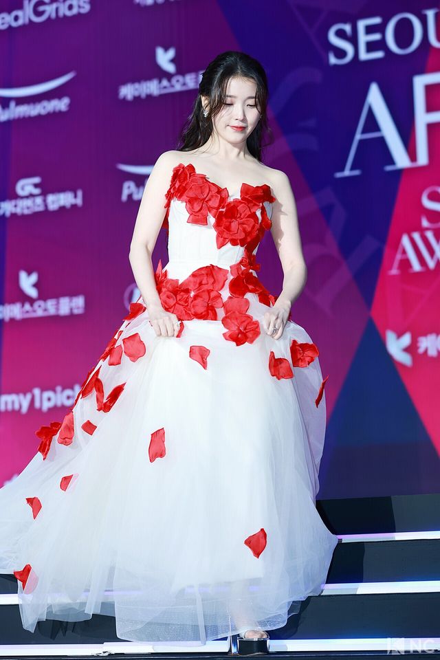 가수 겸 배우 아이유다. 사진=김규빈 기자