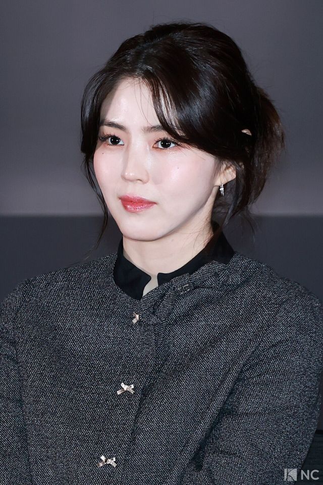 배우 한소희가 8일 오후 서울 송파구 롯데시네마 월드타워에서 진행된 영화 ‘프로젝트 Y’(감독 이환) 언론배급시사회 및 기자간담회에 참석했다. 사진=김규빈 기자