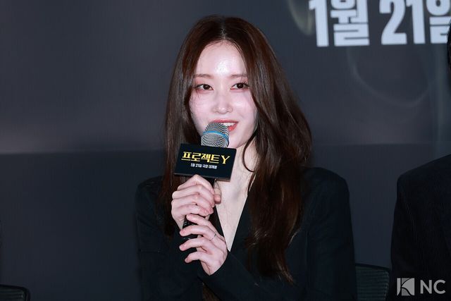 배우 전종서가 8일 오후 서울 송파구 롯데시네마 월드타워에서 진행된 영화 ‘프로젝트 Y’(감독 이환) 언론배급시사회 및 기자간담회에 참석했다. 사진=김규빈 기자