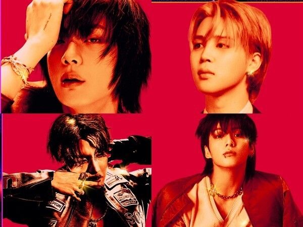 BTS members Jin, Jimin, j-hope, and Jung Kook. Photo by the 2026 iHeartRadio Music Awards.