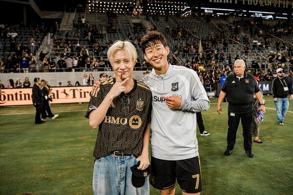 태민X손흥민. 사진=LAFC