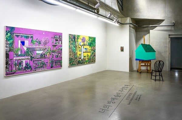 Work from In-kyung Kwon’s solo exhibition “When the Forest Grows Thick in Your Room.” Photo courtesy of Gallery Meme