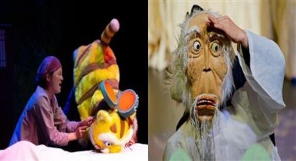 Traditional Korean music puppet theater and an omnibus yeonhui production. Photo courtesy of Arts Council Korea