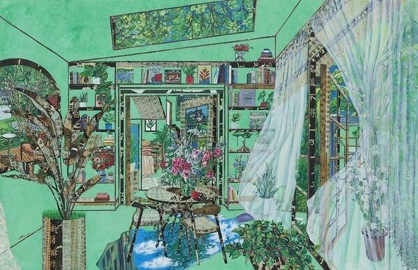 Work from In-kyung Kwon’s solo exhibition “When the Forest Grows Thick in Your Room.” Photo courtesy of Gallery Meme