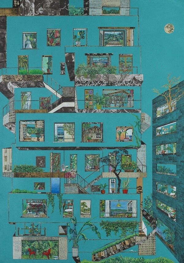 Work from In-kyung Kwon’s solo exhibition “When the Forest Grows Thick in Your Room.” Photo courtesy of Gallery Meme