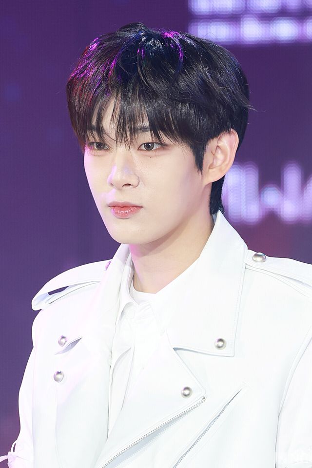 그룹 아홉(AHOF) 스티븐이 11일 오후 서울 성북구 고려대학교 화정체육관에서 진행된 ‘제2회 디 어워즈(D Awards)’ 본식에 앞서 레드카펫을 밟고 있다. 사진=김규빈 기자