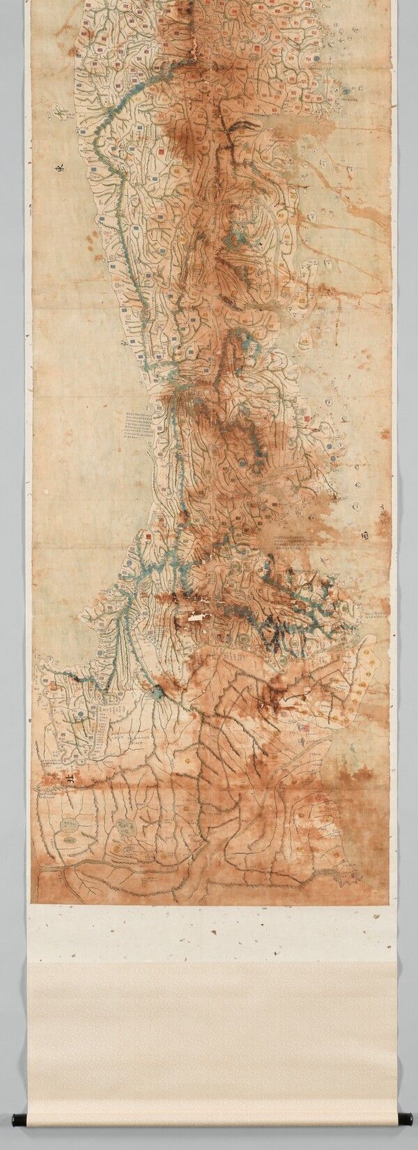 청구관해방총면지도. 사진=국립중앙박물관