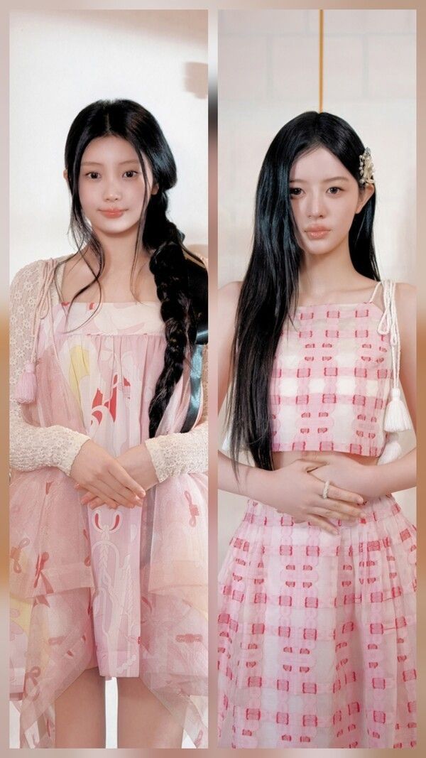 ILLIT Wonheeウォンヒ、Minjuミンジュ。写真=ビリーフラップ