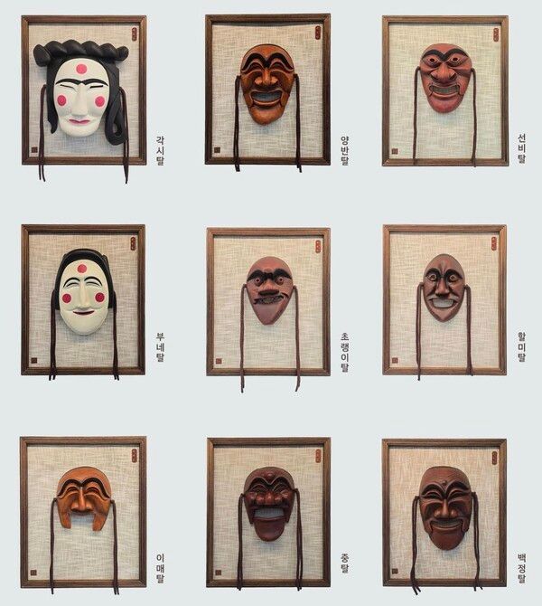 김동표 장인 복원 하회탈=안동문화예술의전당 제공