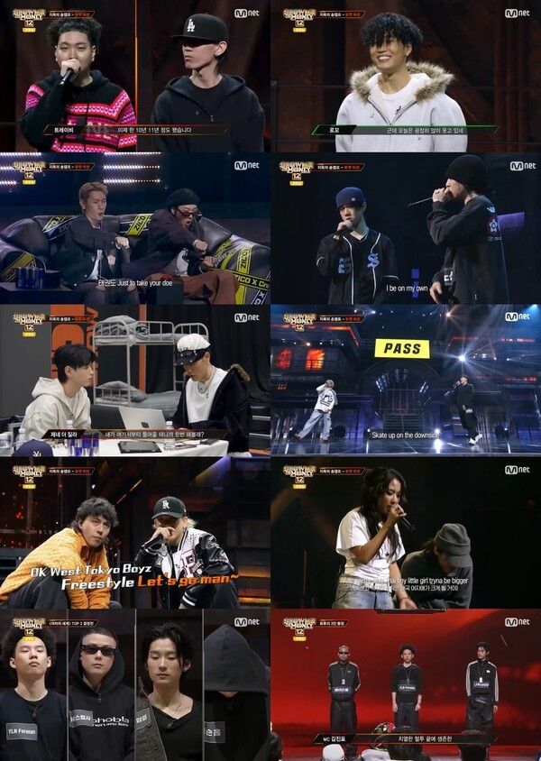 쇼미더머니12. 사진=Mnet, 티빙