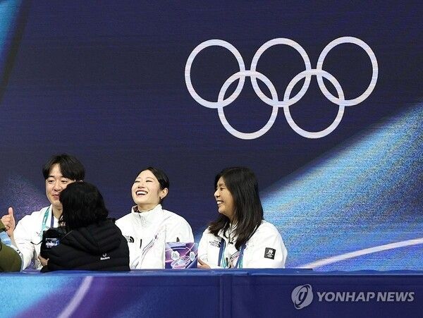 19일(현지시간) 이탈리아 밀라노 아이스스케이팅 아레나에서 열린 2026 밀라노-코르티나담페초 동계올림픽 여자 싱글 프리 스케이팅에 출전한 이해인이 연기를 마친 뒤 점수를 기다리고 있다. 2026.2.20. 사진=연합뉴스