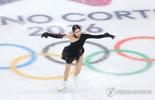 19일(현지시간) 이탈리아 밀라노 아이스스케이팅 아레나에서 열린 2026 밀라노-코르티나담페초 동계올림픽 여자 싱글 프리 스케이팅에 출전한 이해인이 연기를 마친 뒤 점수를 기다리고 있다. 2026.2.20. 사진=연합뉴스