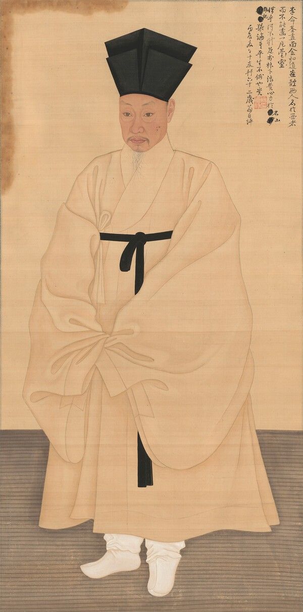 이명기(1756-1813 이전), 김홍도(1745-1806 이후)&nbsp;'서직수 초상' (보물)=국립중앙박물관 제공