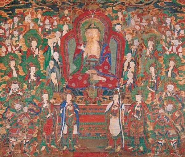 가평 현등사 '아미타여래설법도' 이미지=국가유산청 제공