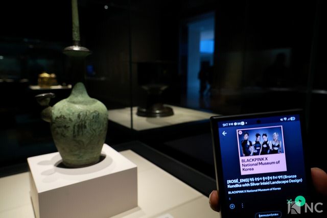 '국중박 X 블랙핑크' 프로젝트가 서울 용산구 국립중앙박물관에서 진행되고 있다. 프로젝트는 오는 3월 8일까지 이어진다. 사진=김규빈 기자
