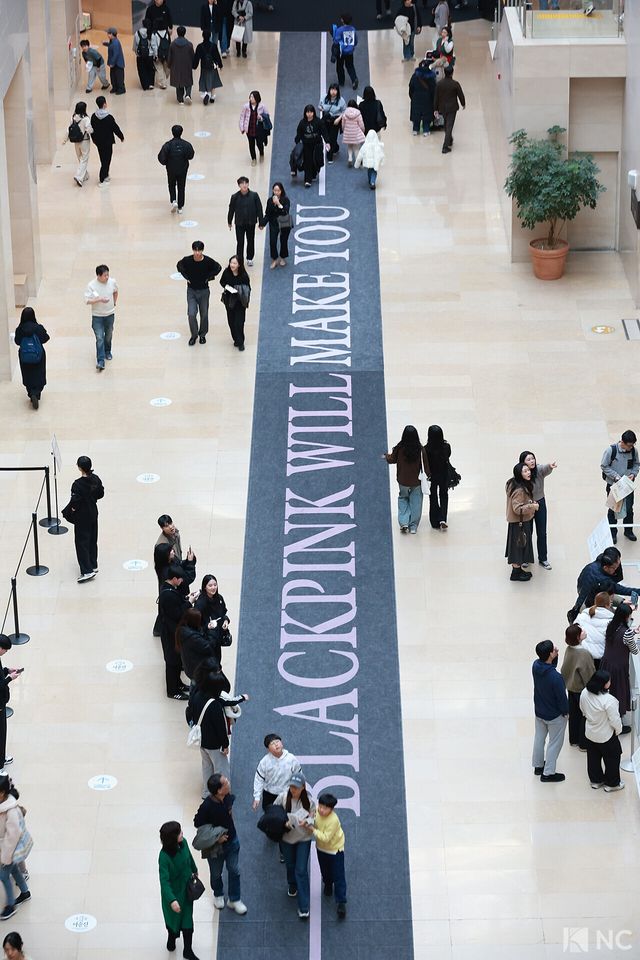 '국중박 X 블랙핑크' 프로젝트가 서울 용산구 국립중앙박물관에서 진행되고 있다. 프로젝트는 오는 3월 8일까지 이어진다. 사진=김규빈 기자