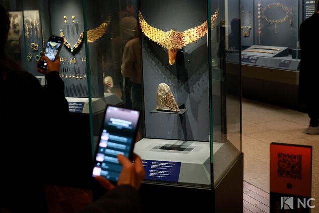 '국중박 X 블랙핑크' 프로젝트가 서울 용산구 국립중앙박물관에서 진행되고 있다. 프로젝트는 오는 3월 8일까지 이어진다. 사진=김규빈 기자