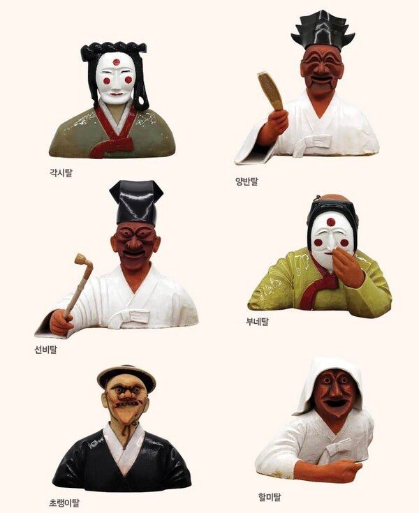 Ceramic Hahoetal image by potter Lee Hee-bok. Photo by Andong Culture & Arts Center.