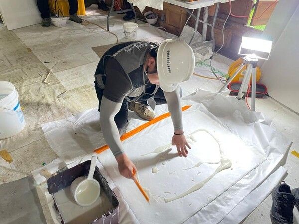 2025년 국가유산돌봄 전문교육(창호, 도배 실습교육) 현장 사진=국가유산청 제공