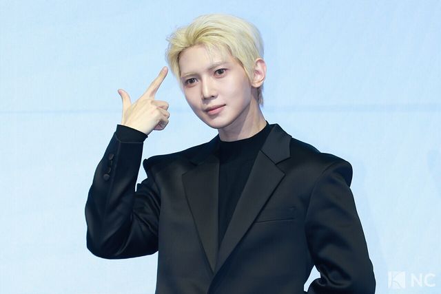 그룹 에이티즈(ATEEZ) 여상이 5일 오후 서울 영등포구 페어몬트 앰배서더에서 진행된 미니 13집 ‘골든 아워 : 파트 4(GOLDEN HOUR : Part.4)’ 발매 기념 기자간담회에서 포즈를 취하고 있다. 사진=김규빈 기자