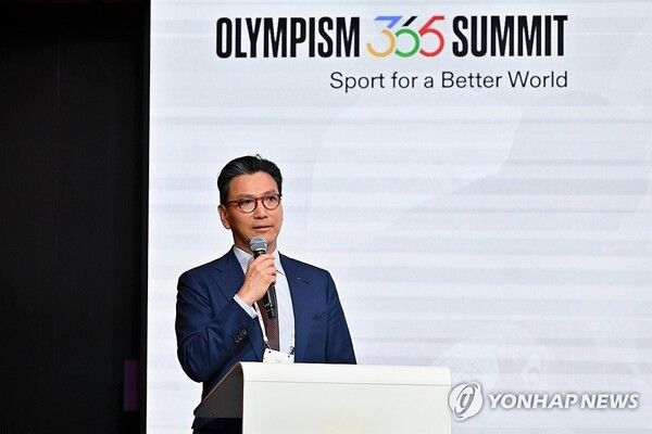 김재열 국제빙상경기연맹(ISU) 회장이 4일(현지시간) 이탈리아 밀라노에서 열린 제145차 IOC 총회에서 신임 IOC 집행위원으로 선출됐다. 사진=연합뉴스