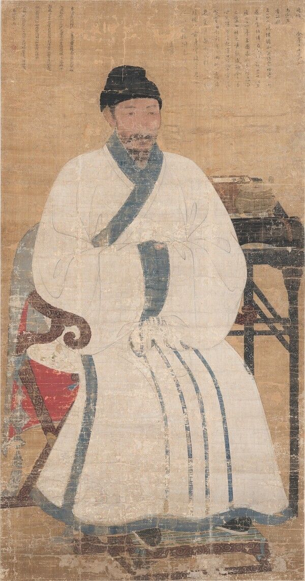 Portrait of Yi Jehyeon, Goryeo-period scholar. Photo by National Museum of Korea.