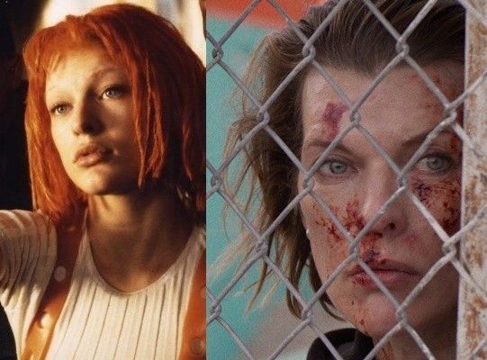 Milla Jovovich in ‘The Fifth Element’ and ‘Protector’. Photo by Pop Entertainment, Ascendio.