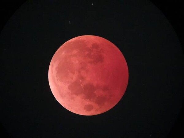 36년만의 정월 대포름 개기월식. 사진=안성시