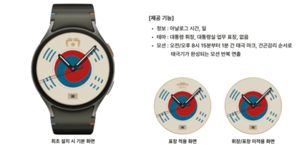 데니 태극기 활용한 굿즈. 사진=대통령실