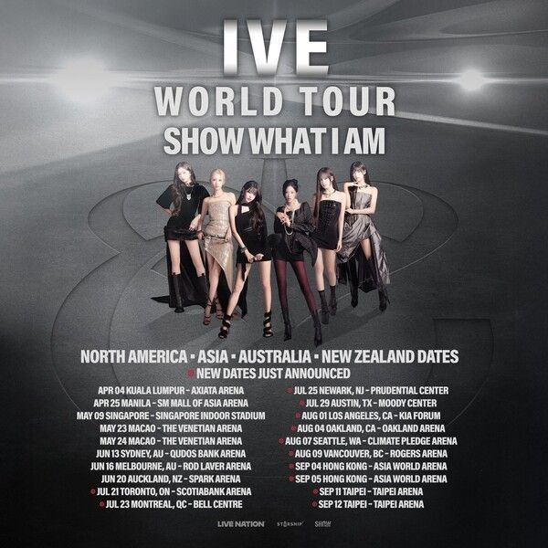 IVE. Photo by Starship Entertainment.