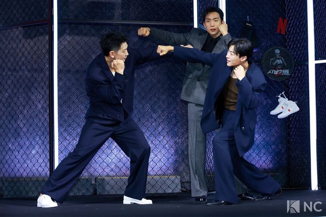 배우 정지훈, 우도환, 이상이. 사진=김규빈 기자