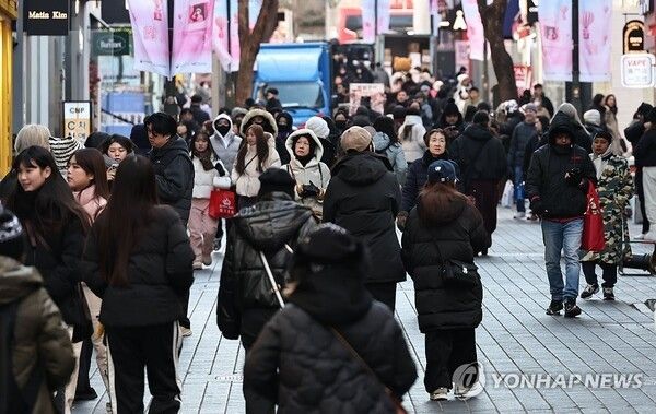 Myeongdong Street. Photo by Yonhap News.