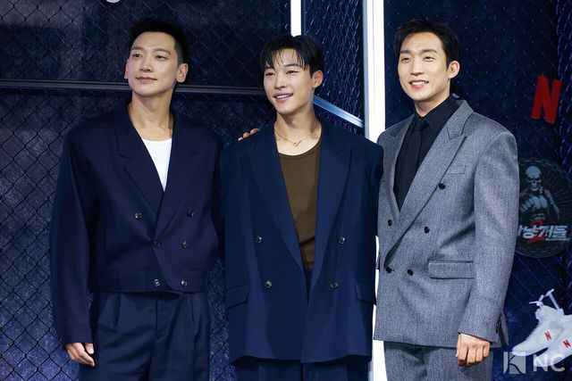 배우 정지훈, 우도환, 이상이. 사진=김규빈 기자